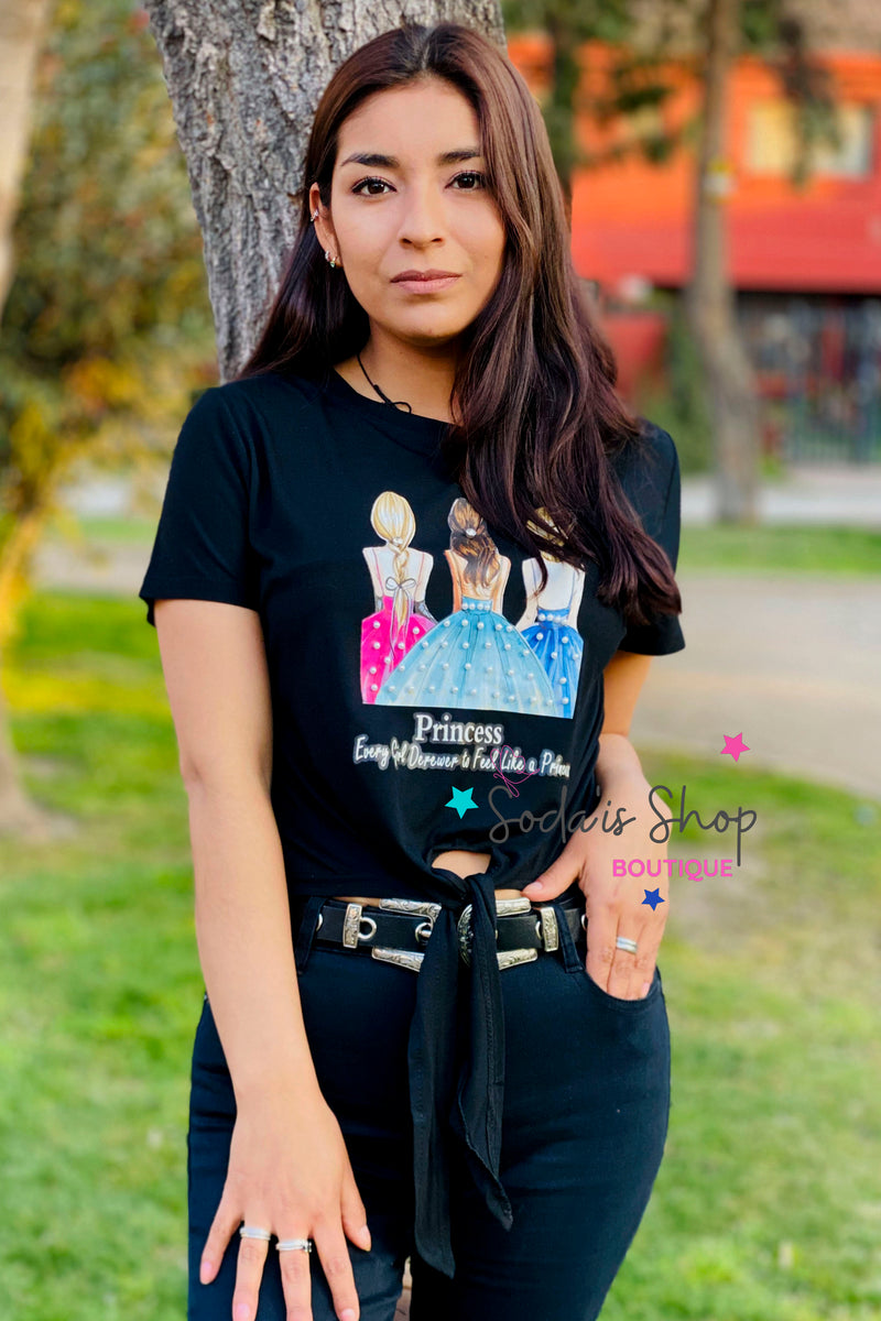 Polera Chinita Negro