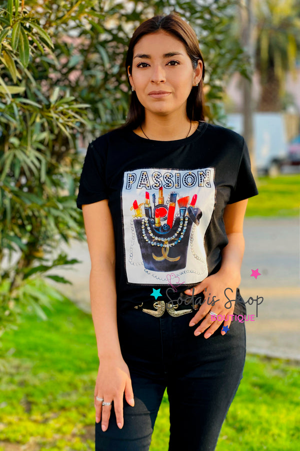 Polera Estrella Negro