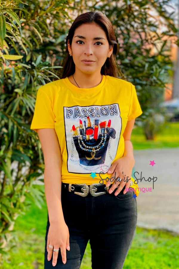 Polera Estrella Amarillo