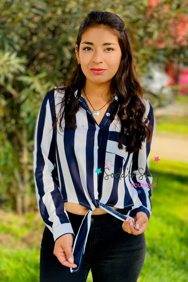 Blusa Perla Azul